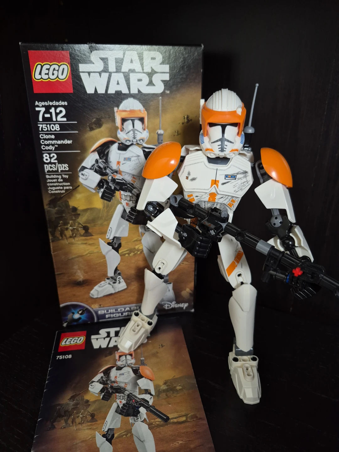 LEGO Star Wars Clone Commander Cody Buildabe Figure 75108