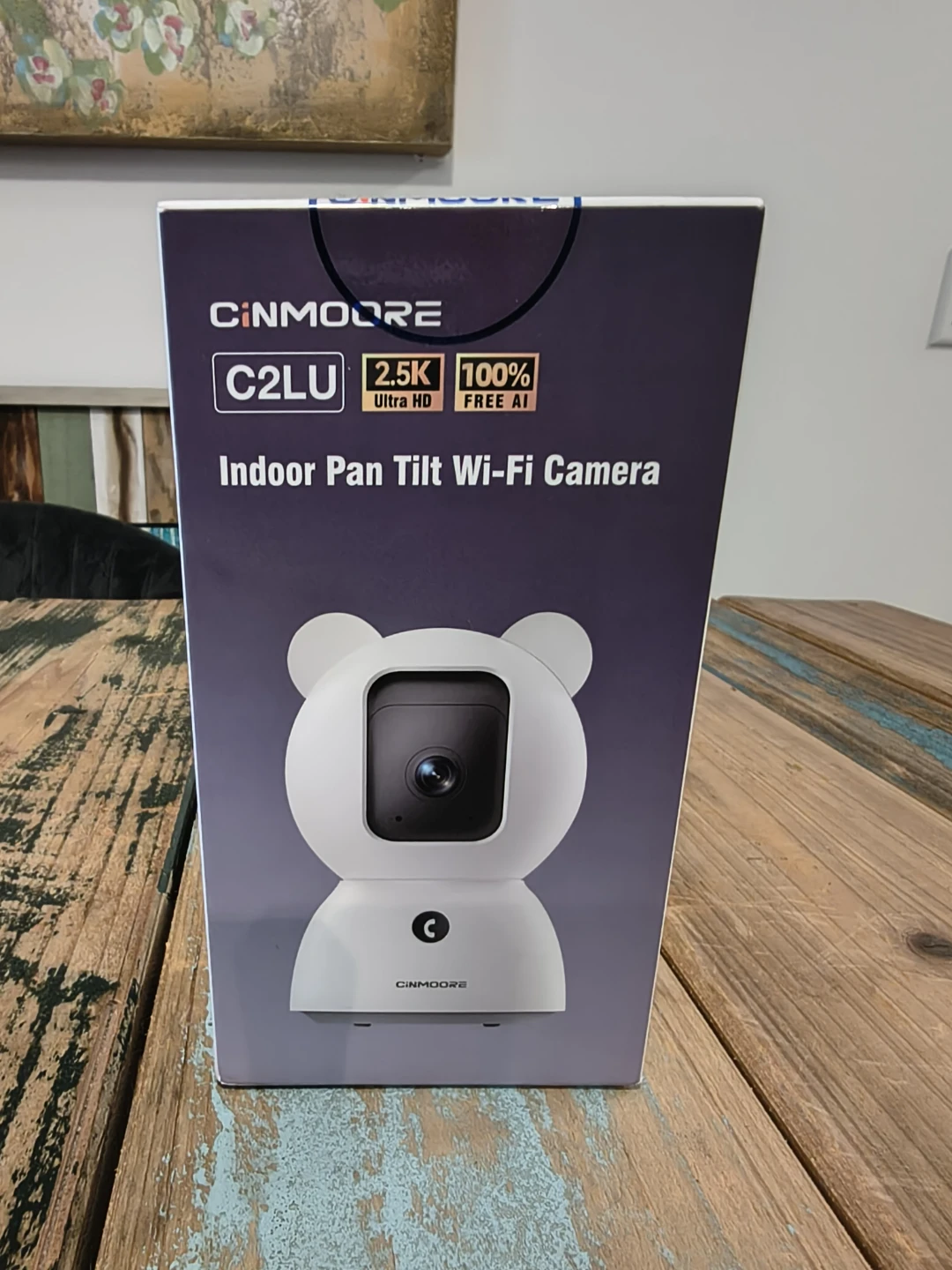 Brand New (Sealed) Cinmoore Indoor Pan Tilt Wi-Fi Camera - photo 2