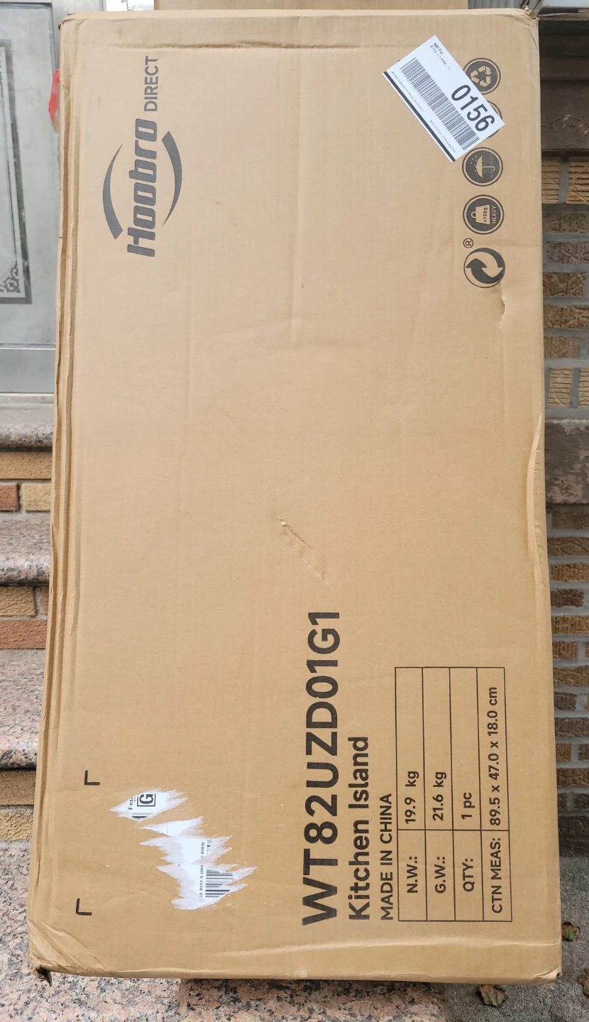 BRAND NEW Rolling Kitchen Island Cart White - photo 3