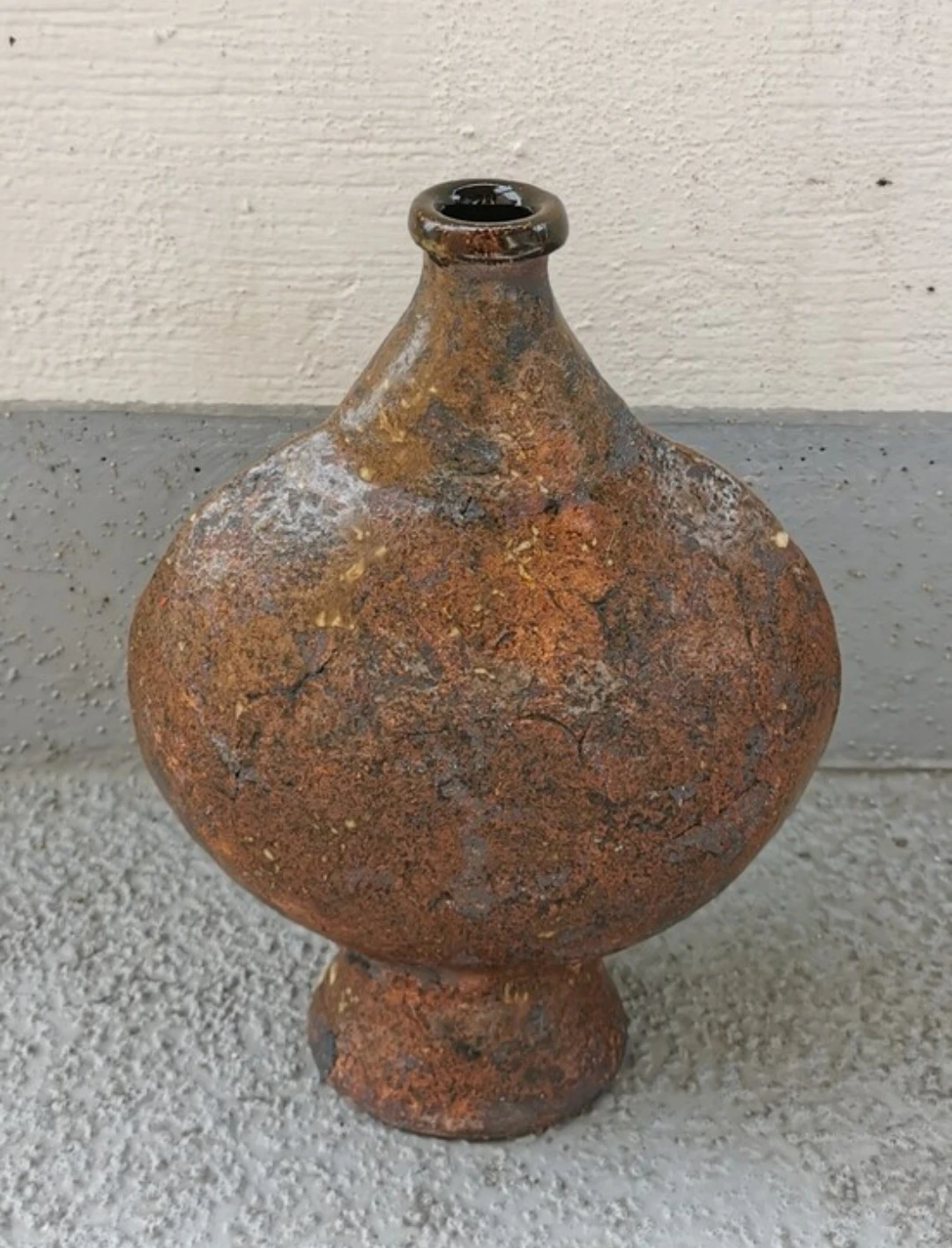 Vintage Handcrafted Studio Pottery Sculptural Vase - photo 2