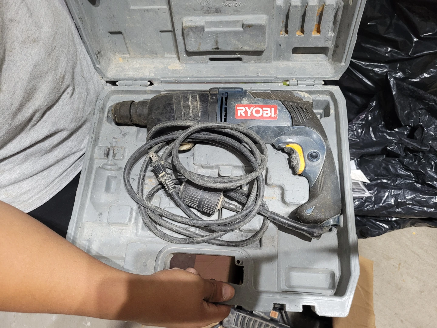 Ryobi Rotary Hammer Drill with Case