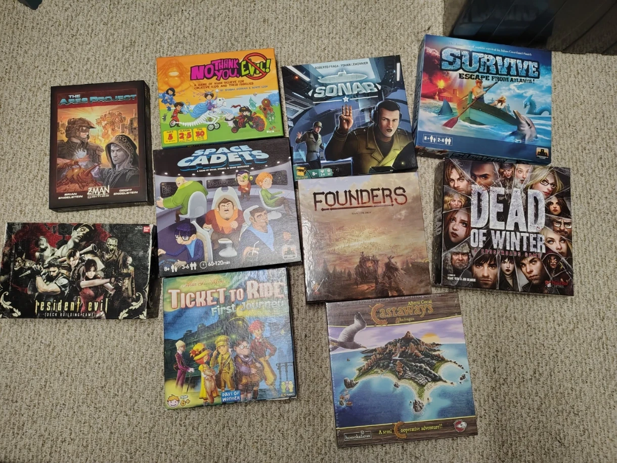 Various Board Games $20 each or $150 for all