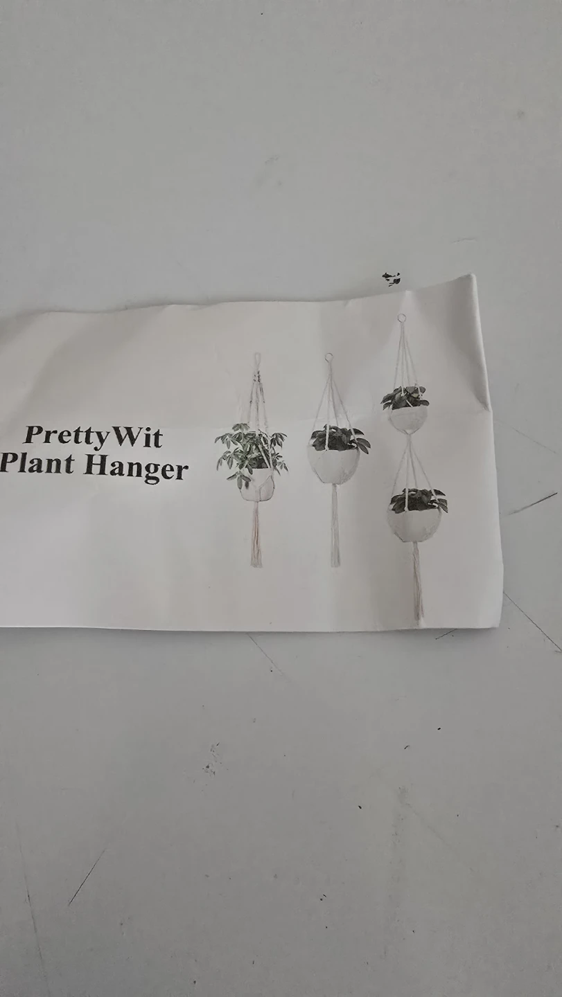 PrettyWit Macrame Plant Hanger