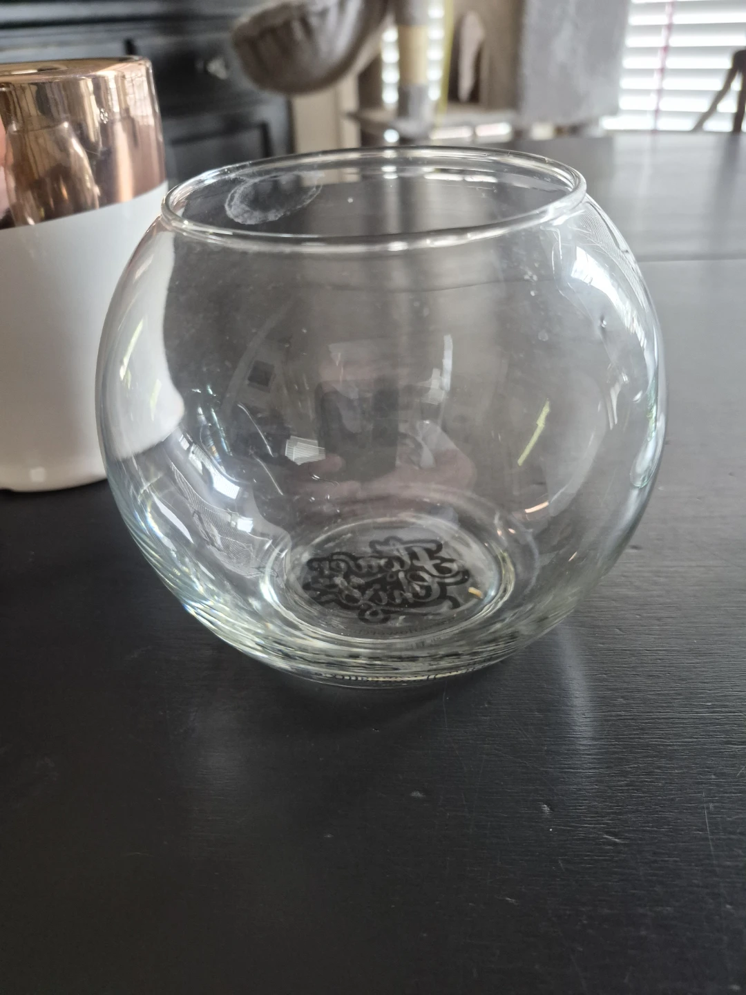 Clear Glass Round Vase/Bowl