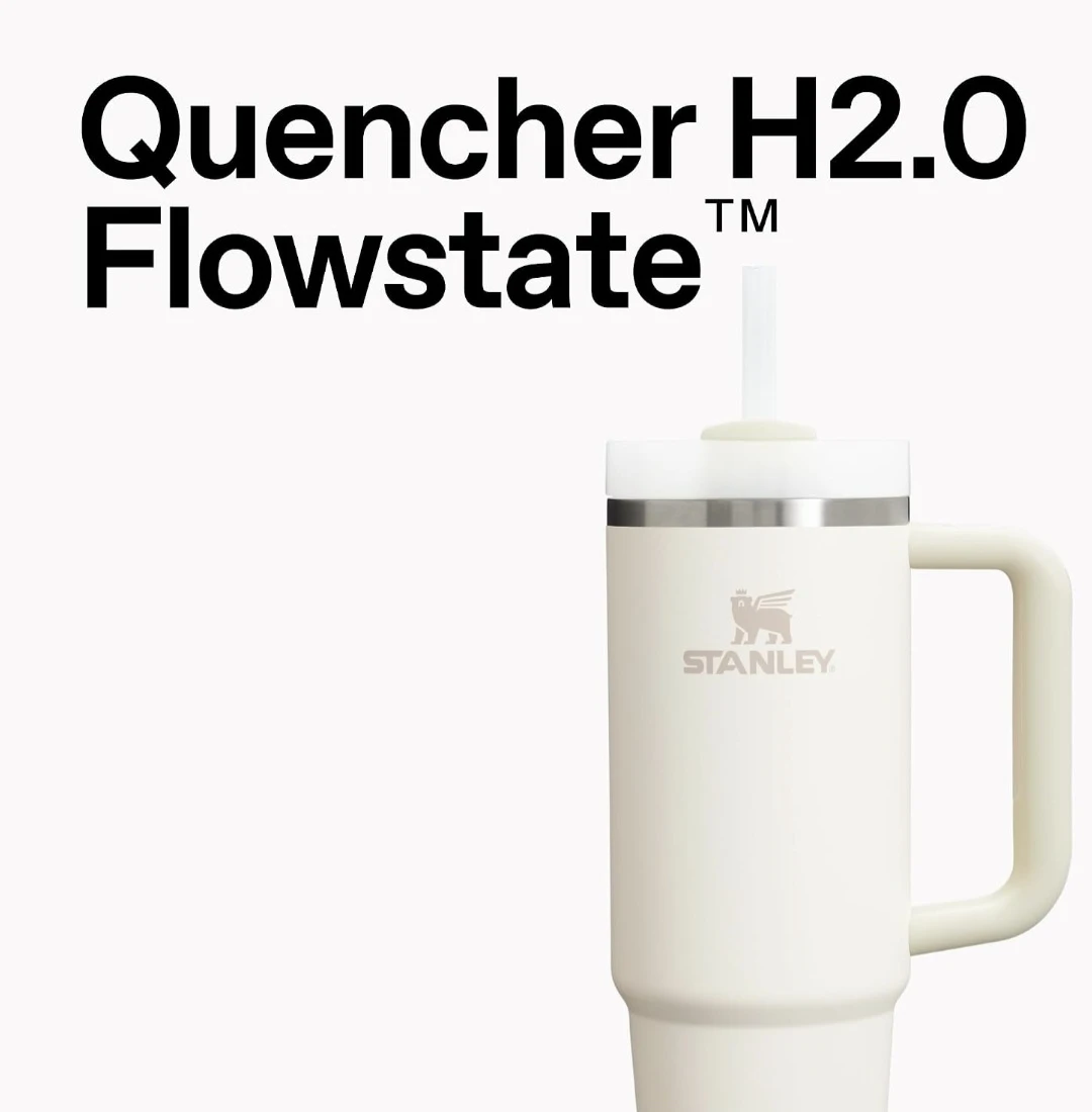 Stanley Quencher H2.0 Flowstate Tumbler Cream 40oz