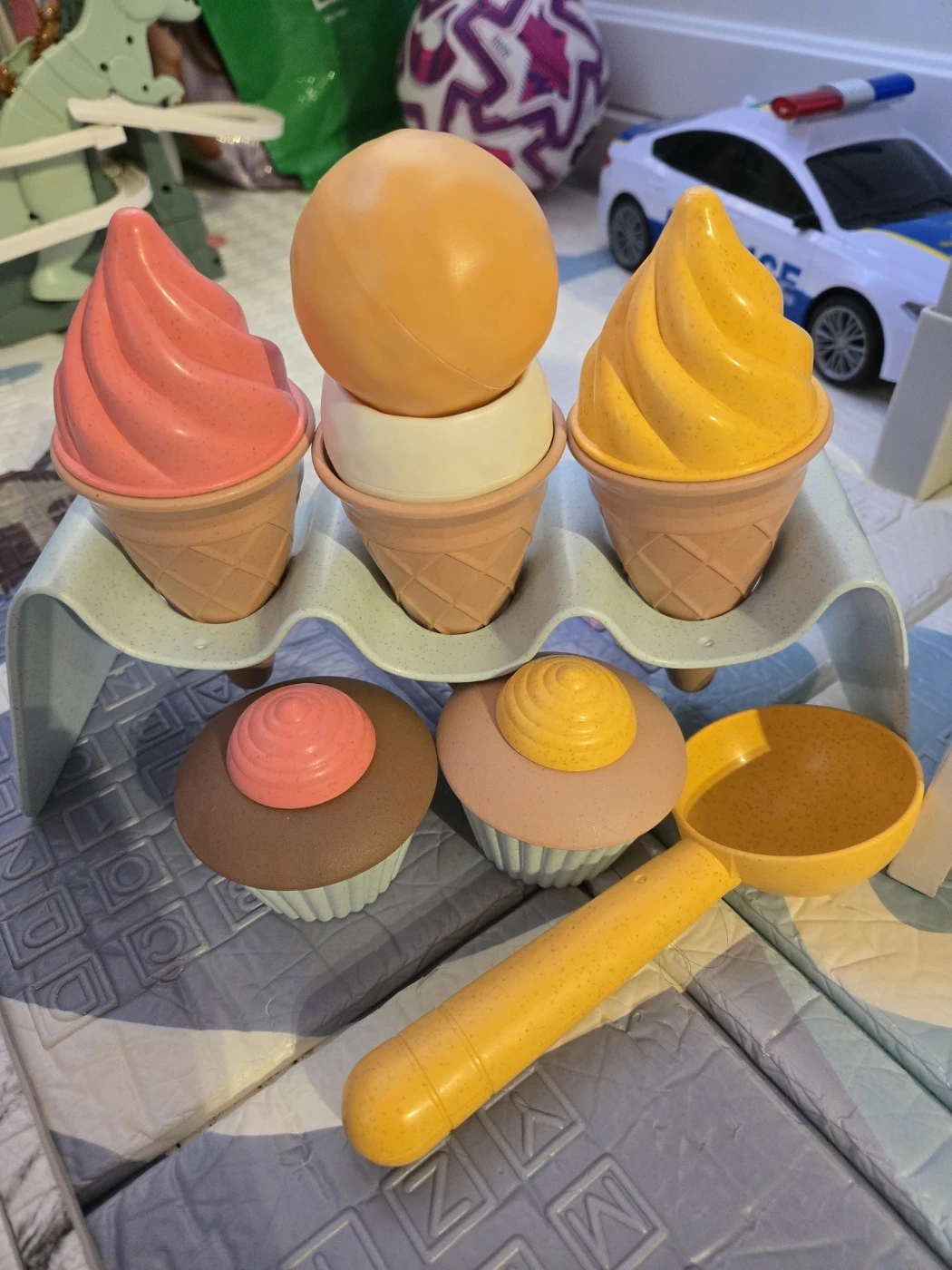 Wooden Ice Cream and Toy Food Set - photo 3