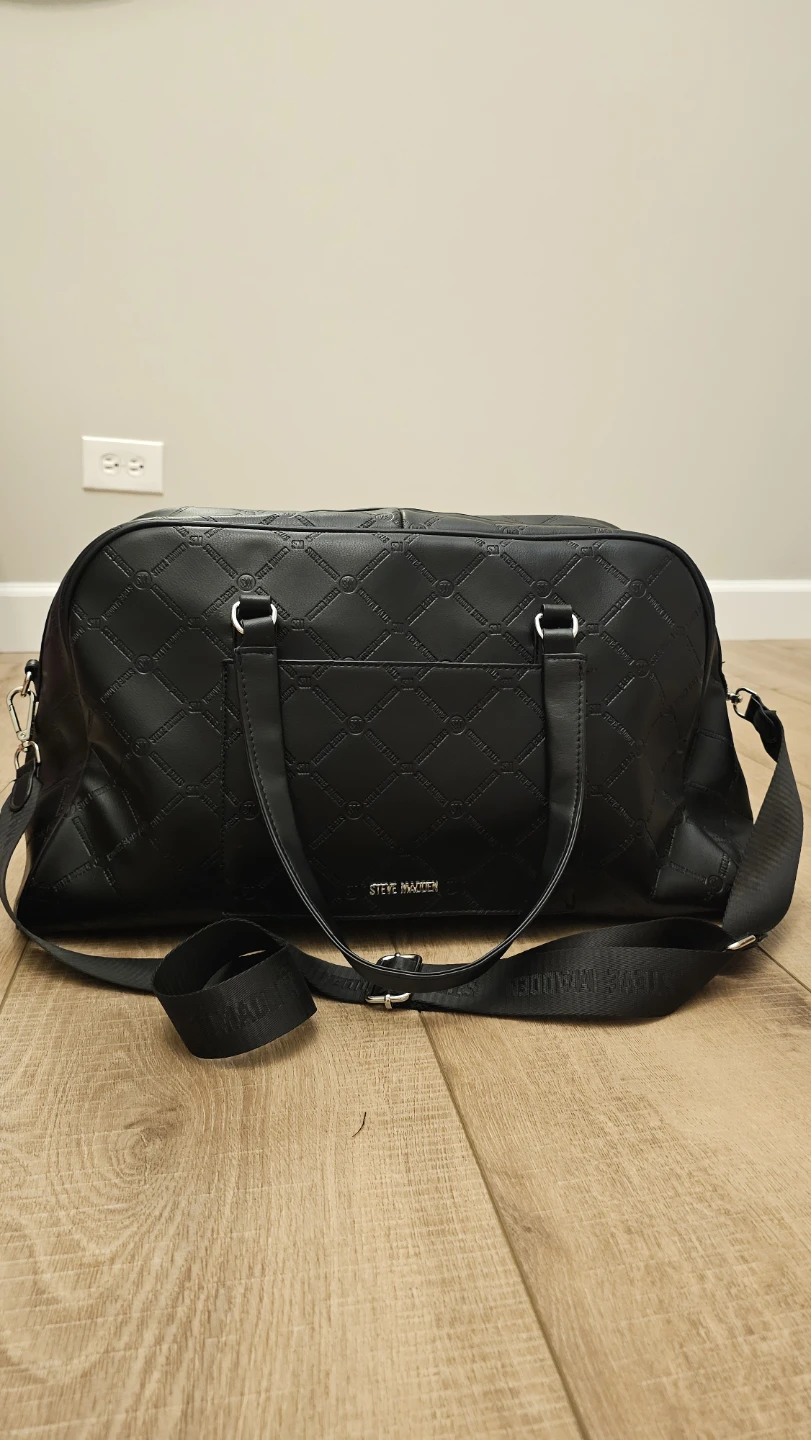 Steve Madden Black Quilted Duffle Bag - photo 2