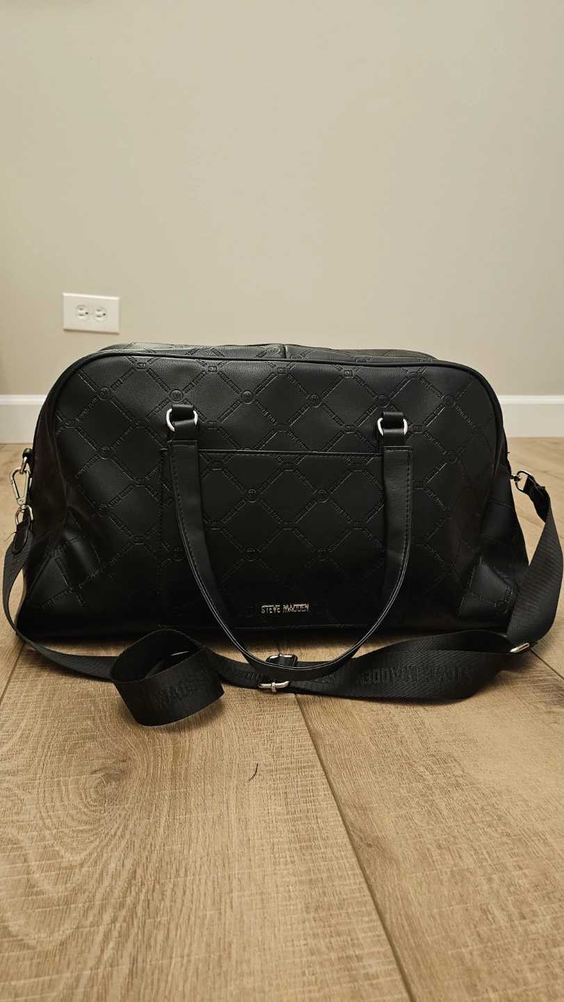 Steve Madden Black Quilted Duffle Bag - photo 4