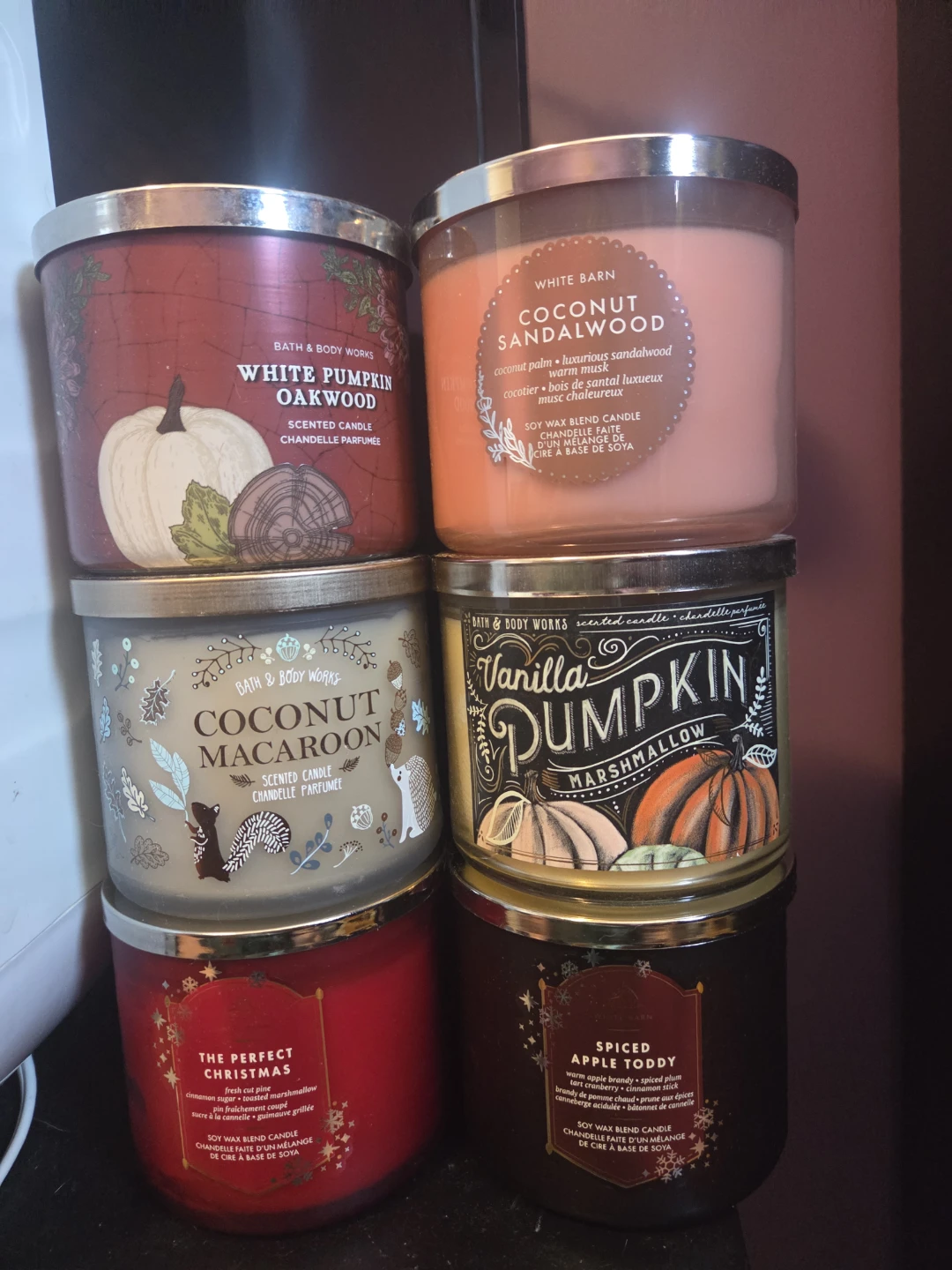 Bath & Body Works Scented Candles (3-Wick)