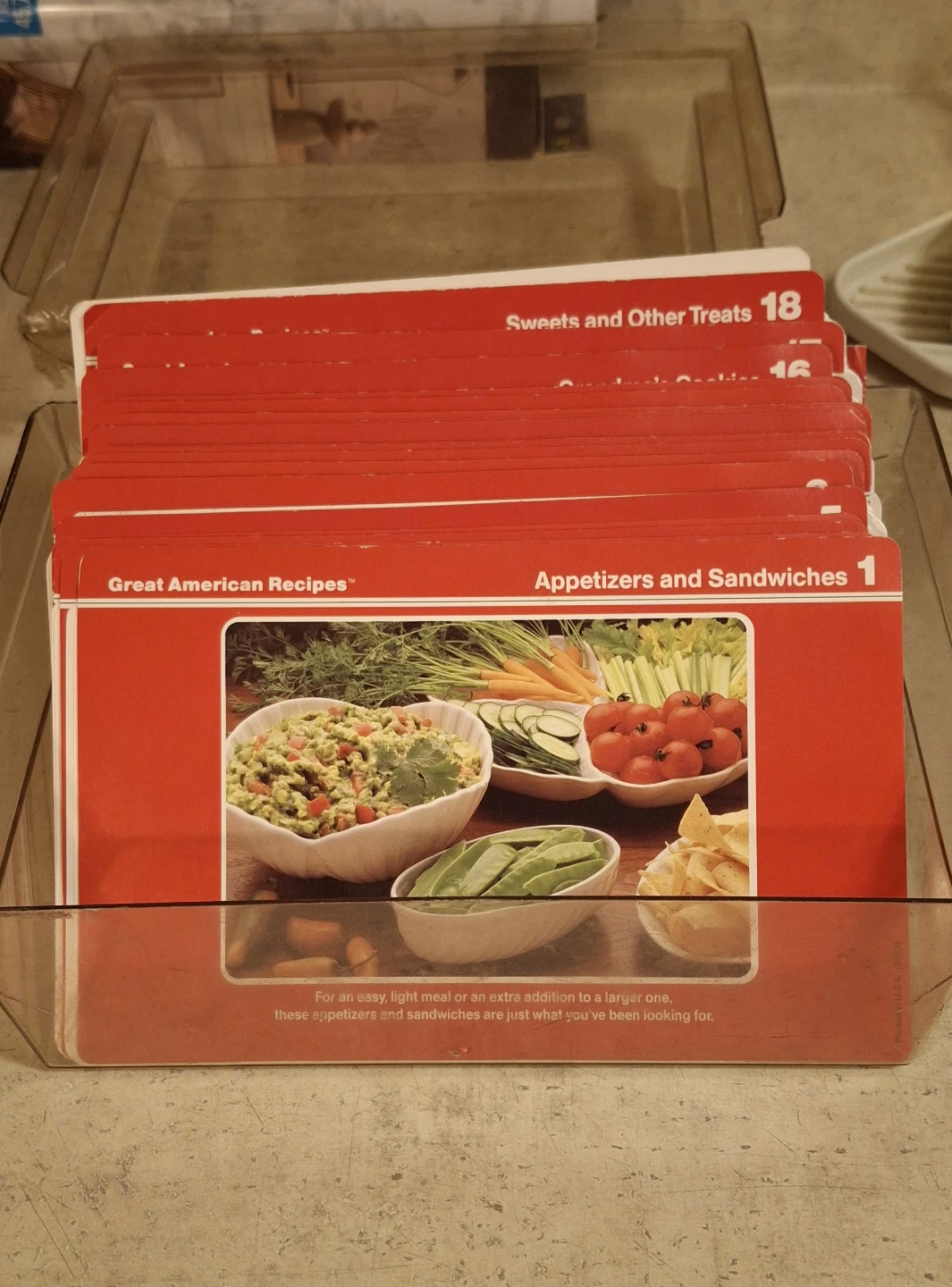 Recipe cards  - oven and microwave instructions