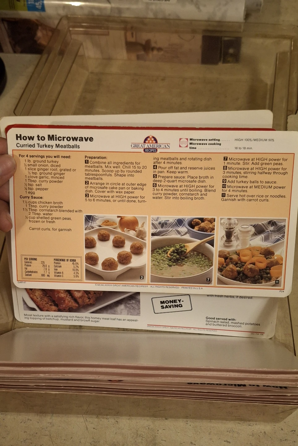 Recipe cards  - oven and microwave instructions - photo 2