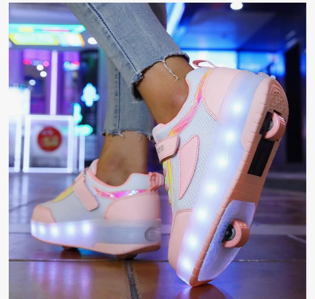 Unisex Roller Shoes with LED Lights