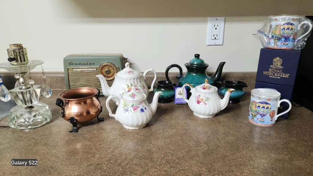 Royal Worcester Tea Set and Mugs