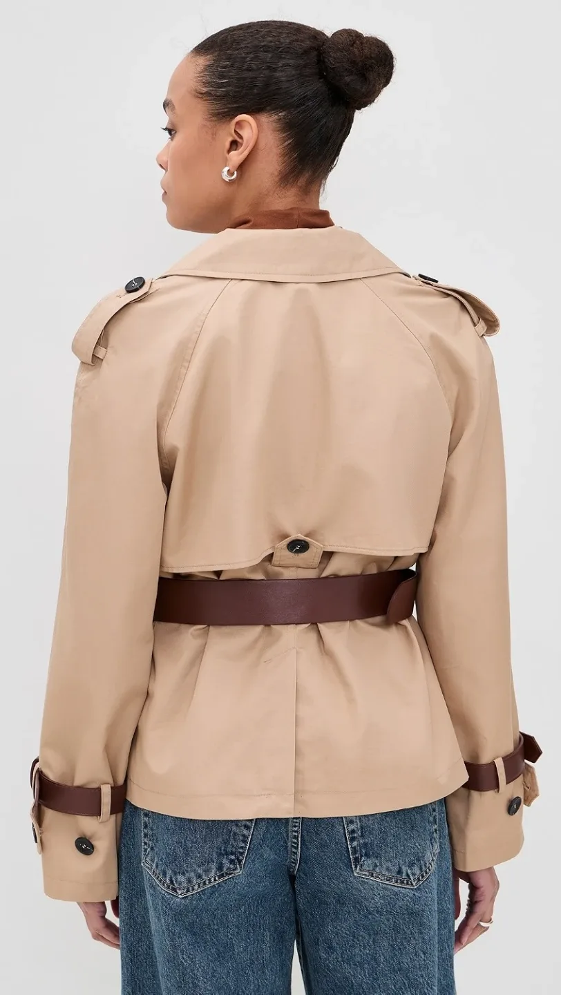 AVEC LES FILLES Beige Trench Coat - photo 5
