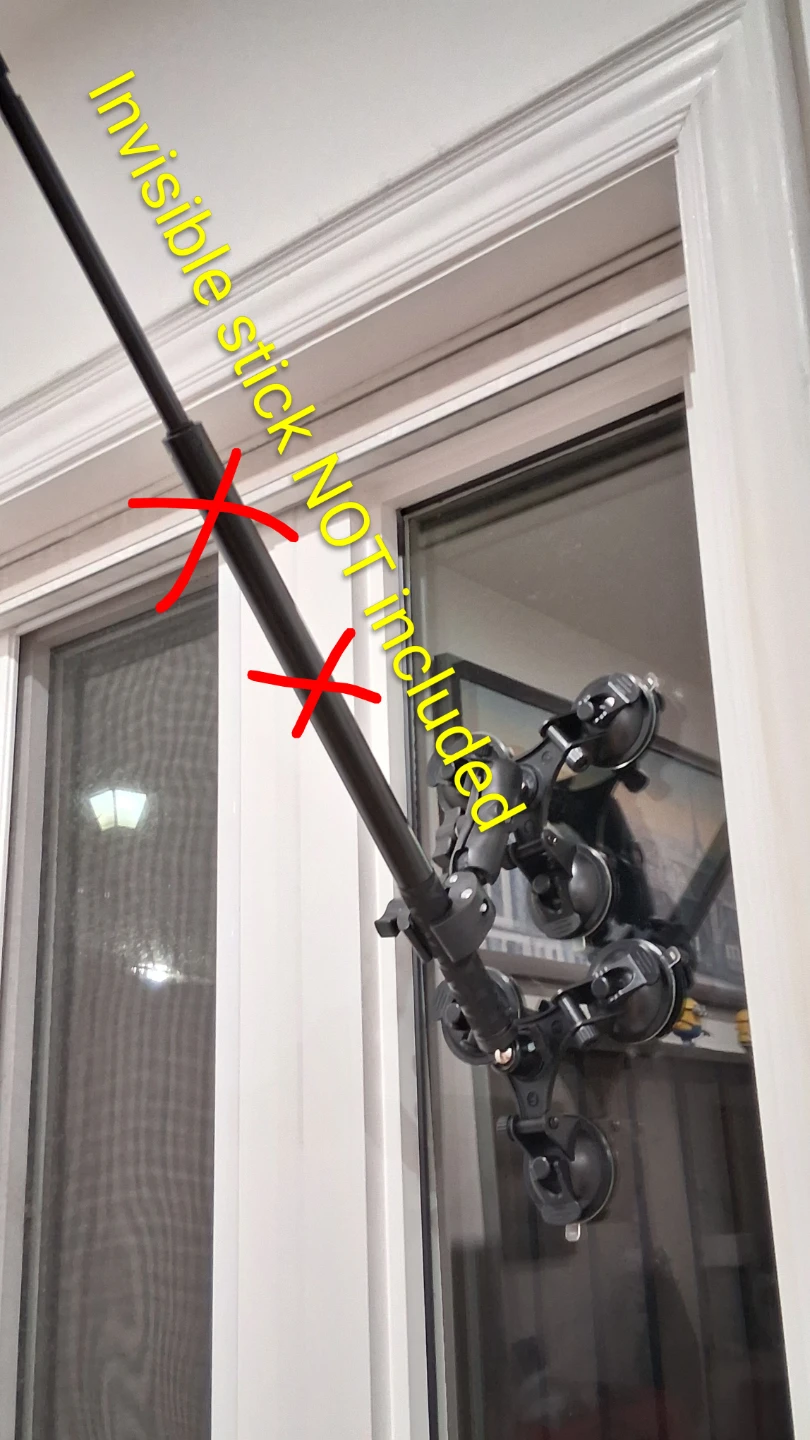 windshield suction mount Insta360 invisible stick - photo 2