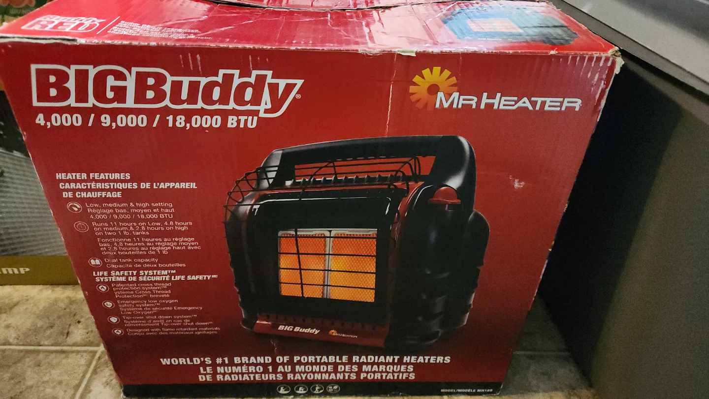 Mr. Heater Big Buddy Propane Heater 4,000/9,000/18,000 BTU - photo 4