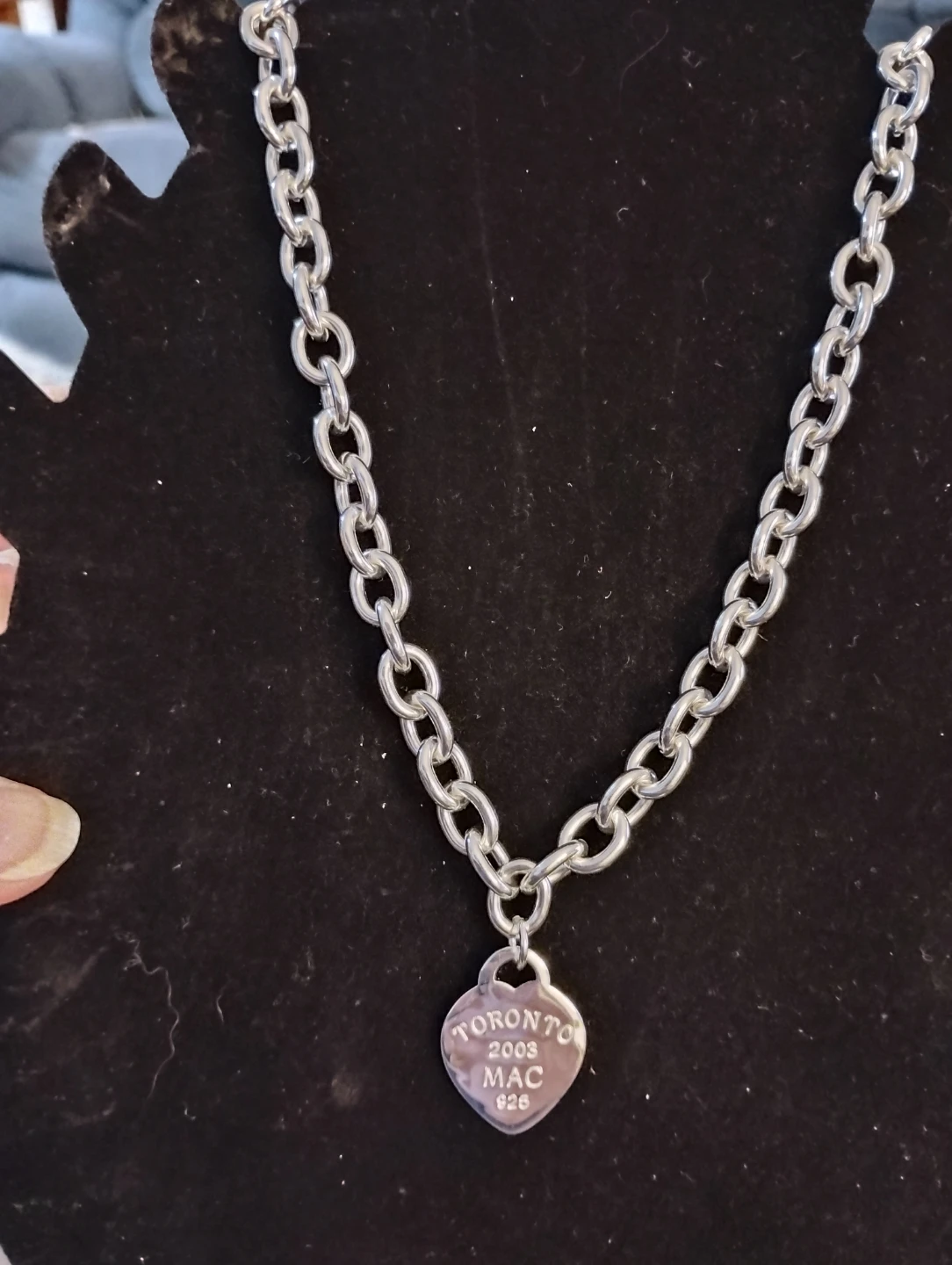 Sterling Silver Heart Necklace - photo 3
