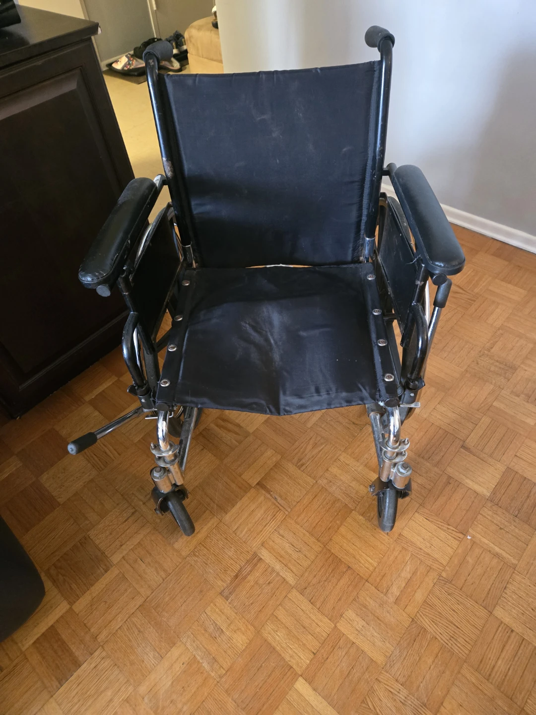 Black Standard Wheelchair - photo 2