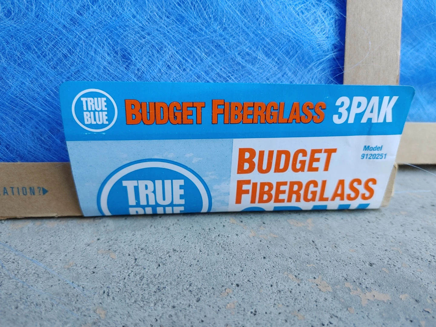 True Blue Budget Fiberglass Furnace Filter 20x25x1