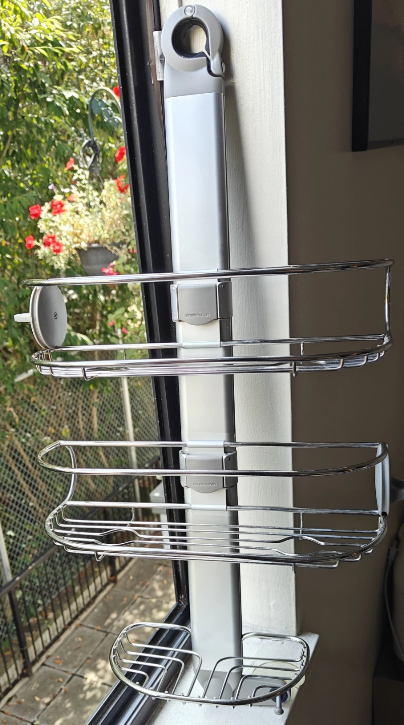 Simplehuman Rust-Resistant Adjustable Shower Caddy