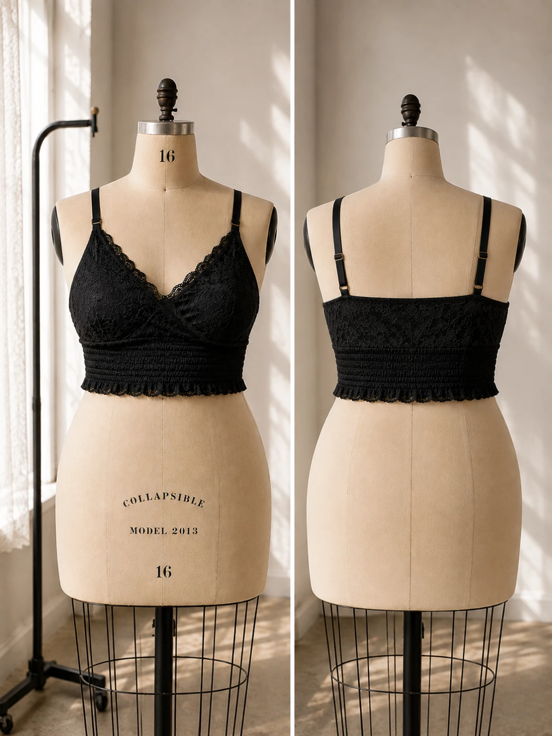 Torrid Black Lace Bralette - Size 1