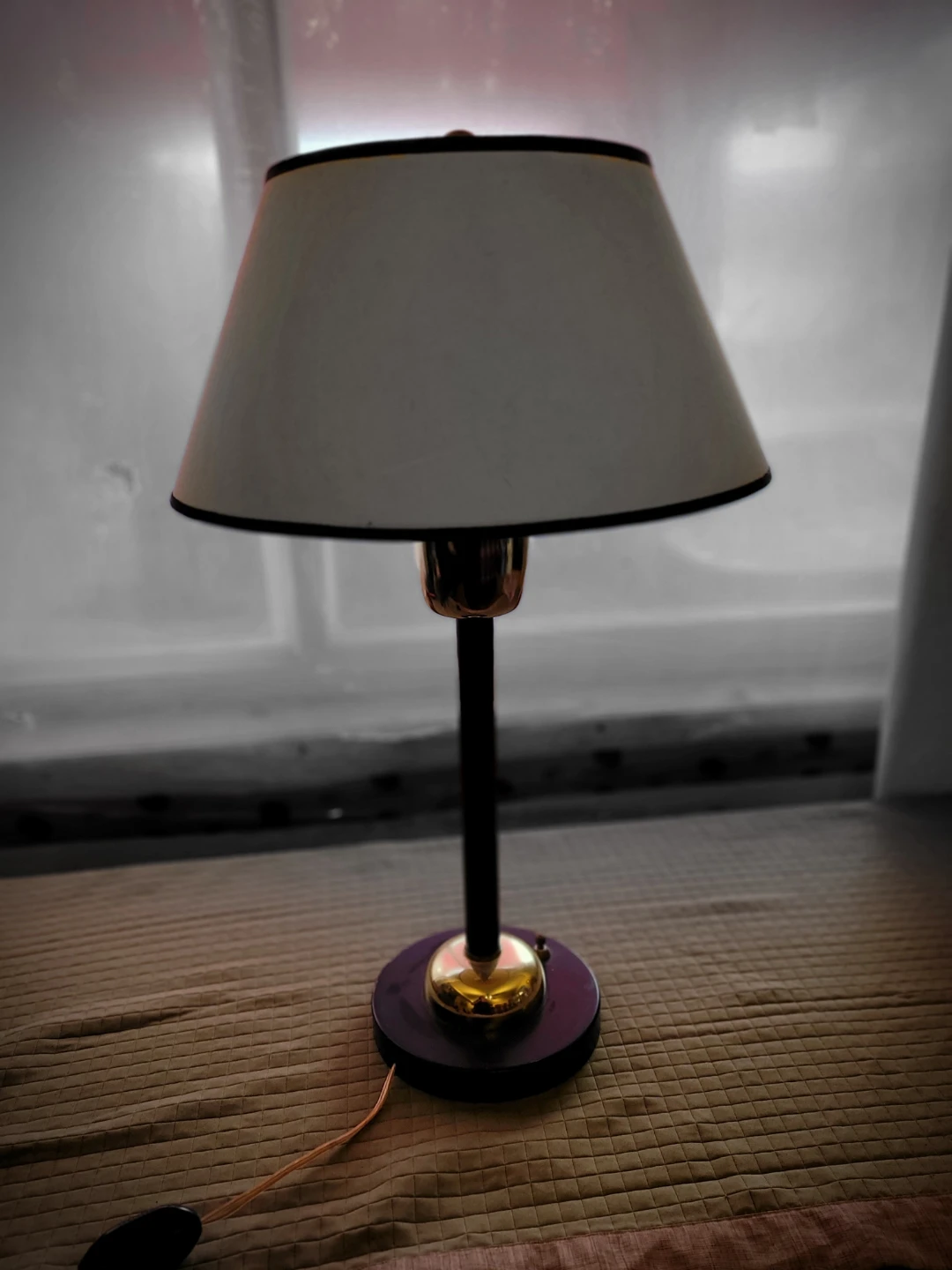 Table Lamp with Cream Shade - photo 2