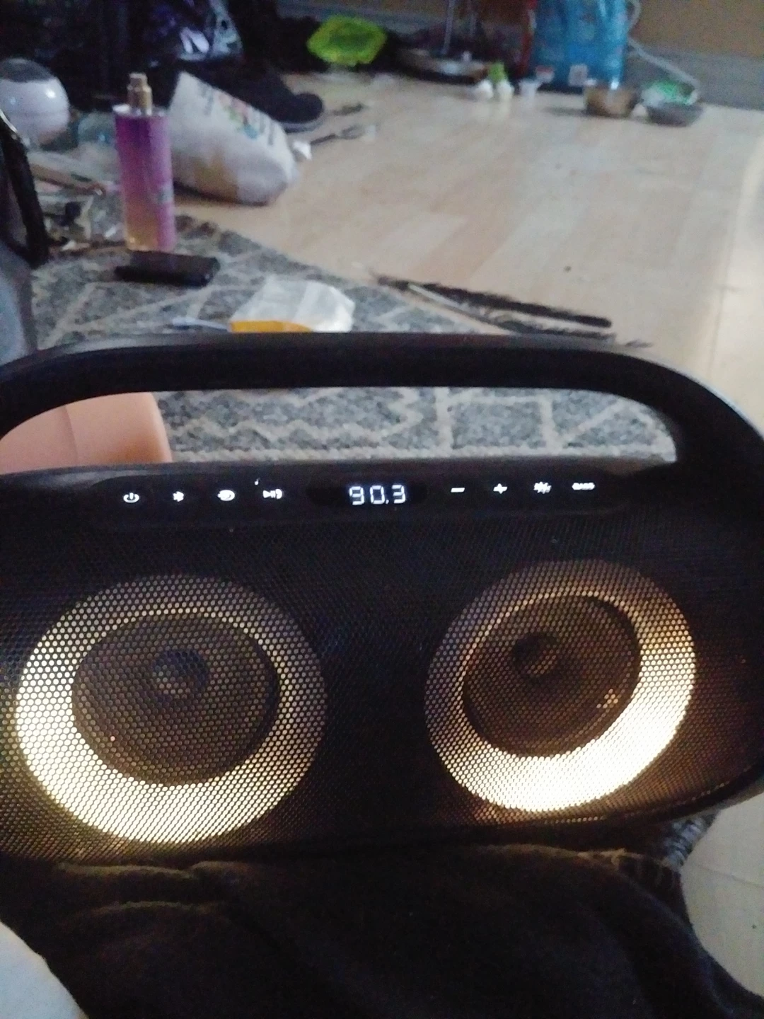 Portable Bluetooth Speaker with Lights