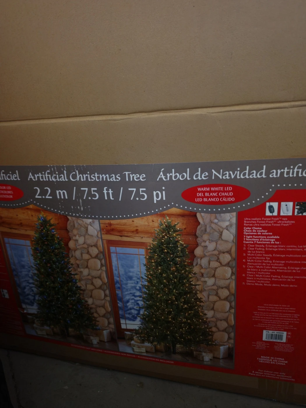 Artificial Christmas Tree 2.2 m / 7.5 ft - photo 2