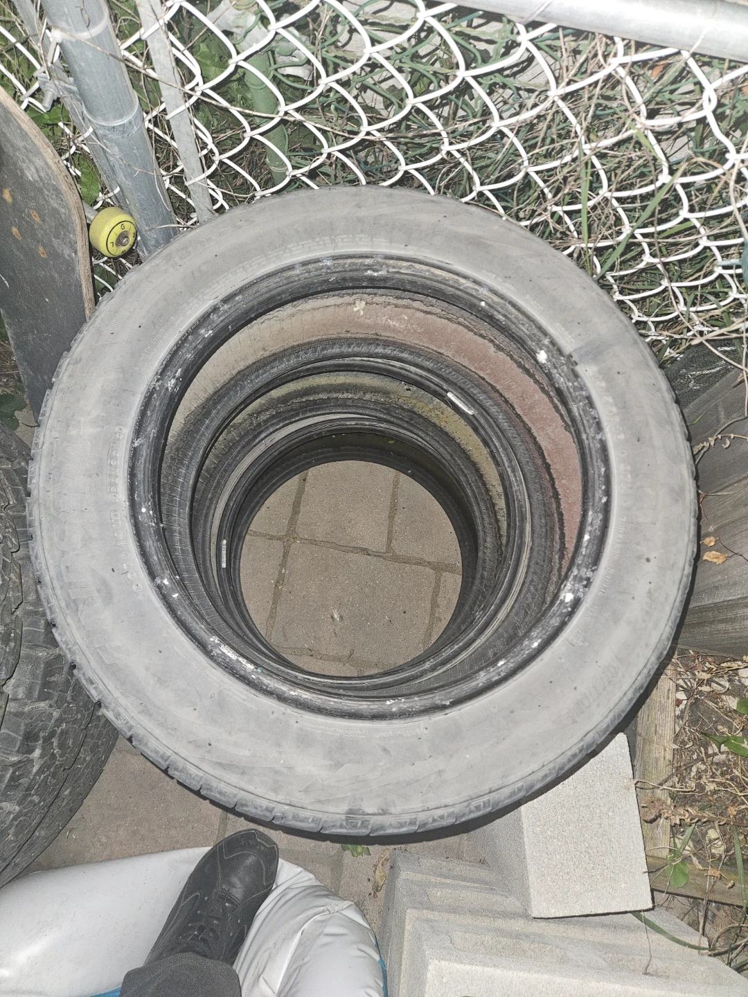 Used Winter Tires 215/55R16 - photo 2