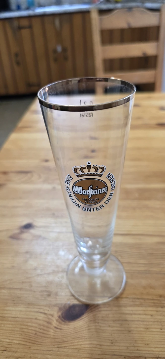 Warsteiner Premium Verum Beer Glass