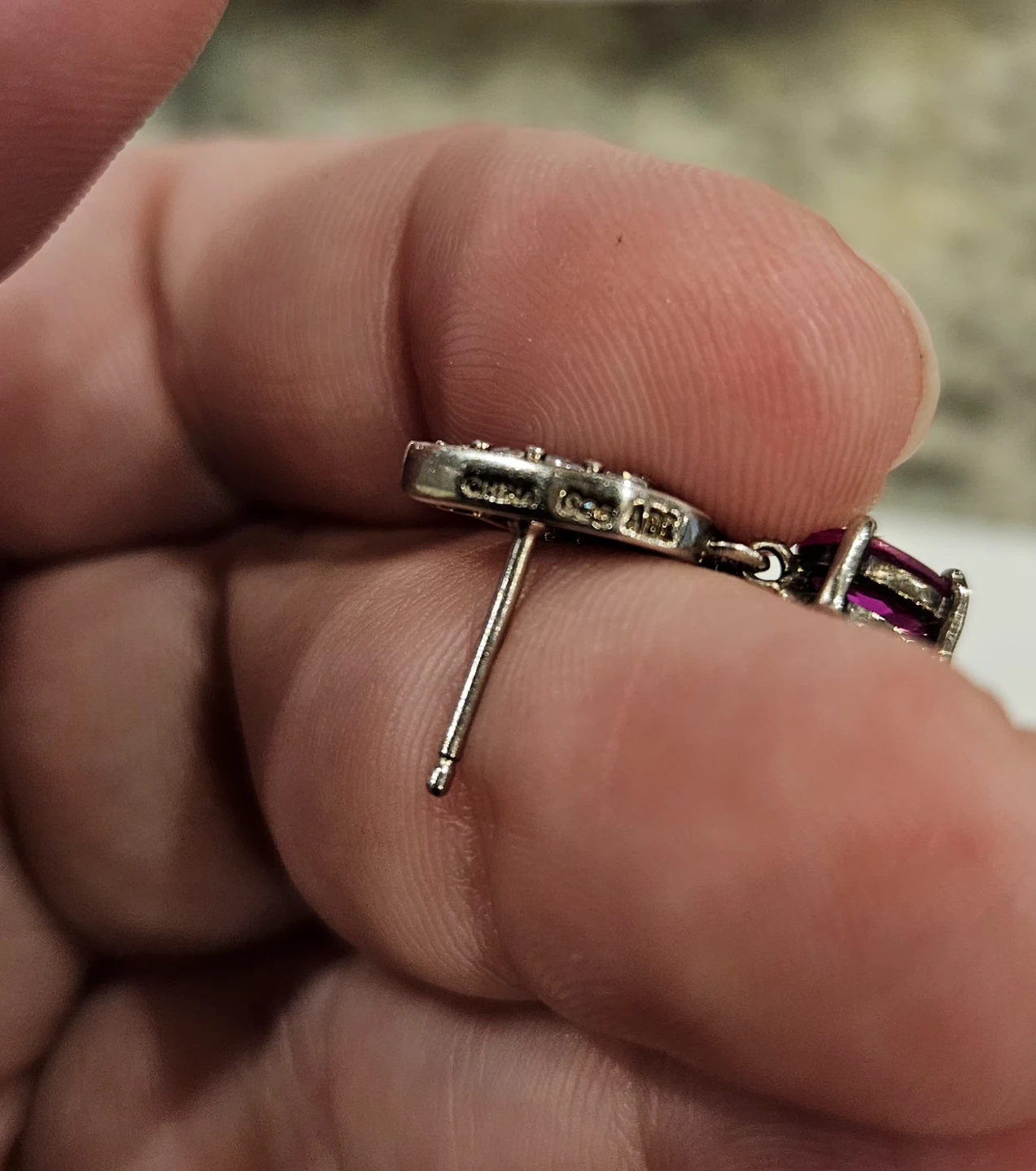 Sterling Silver Ring with earrings  and pendant - photo 3