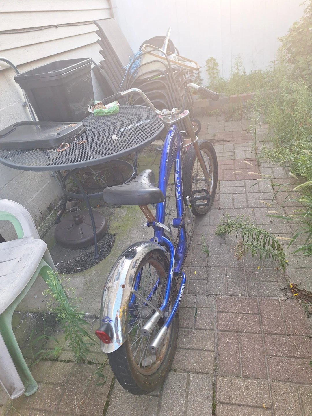 Blue Cruiser Bicycle