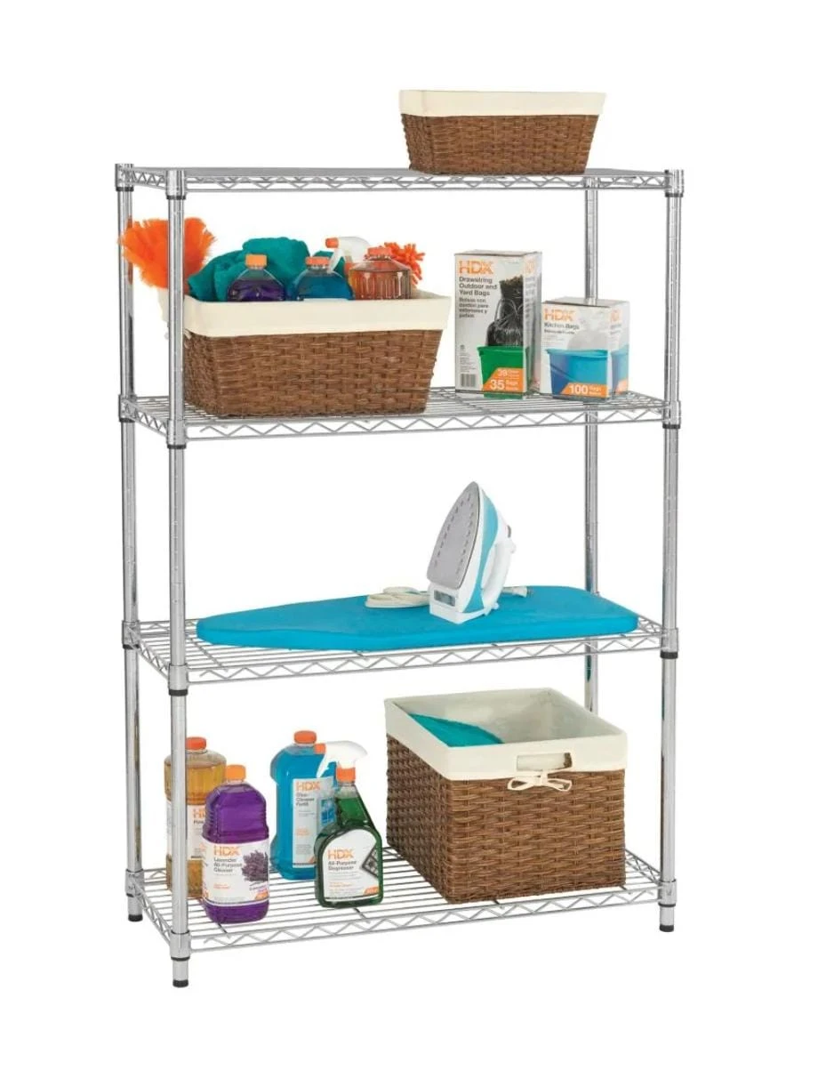Chrome Wire Shelving Unit - 4 Tier - photo 3