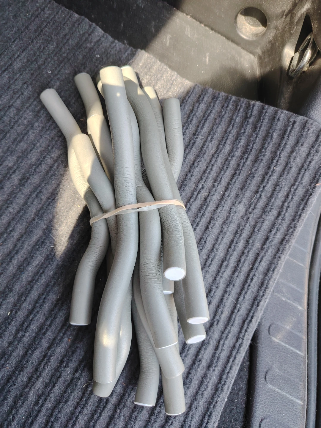 Grey Foam Hair Rollers