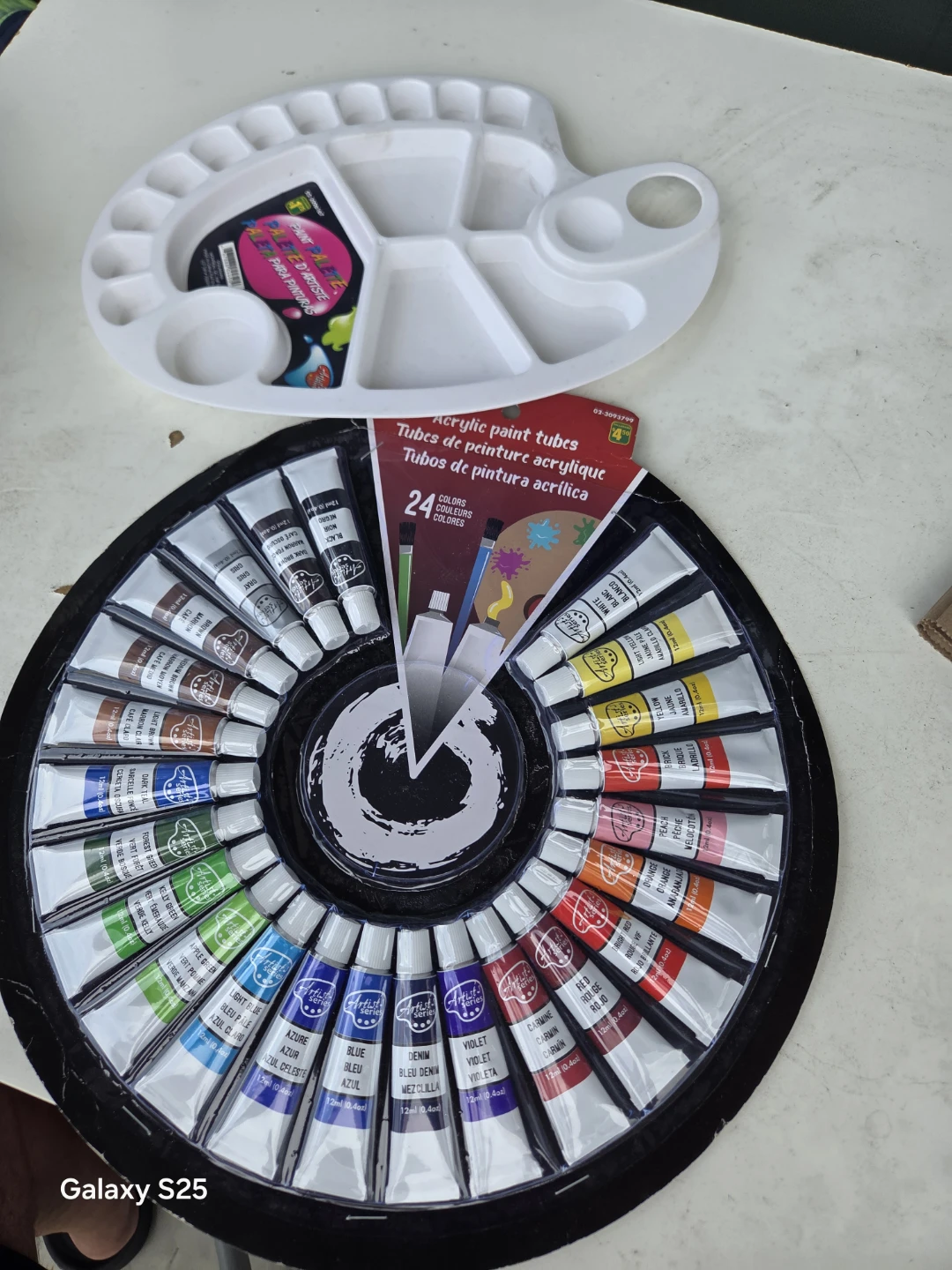 Artist's Loft Acrylic Paint Tubes Set with Palette