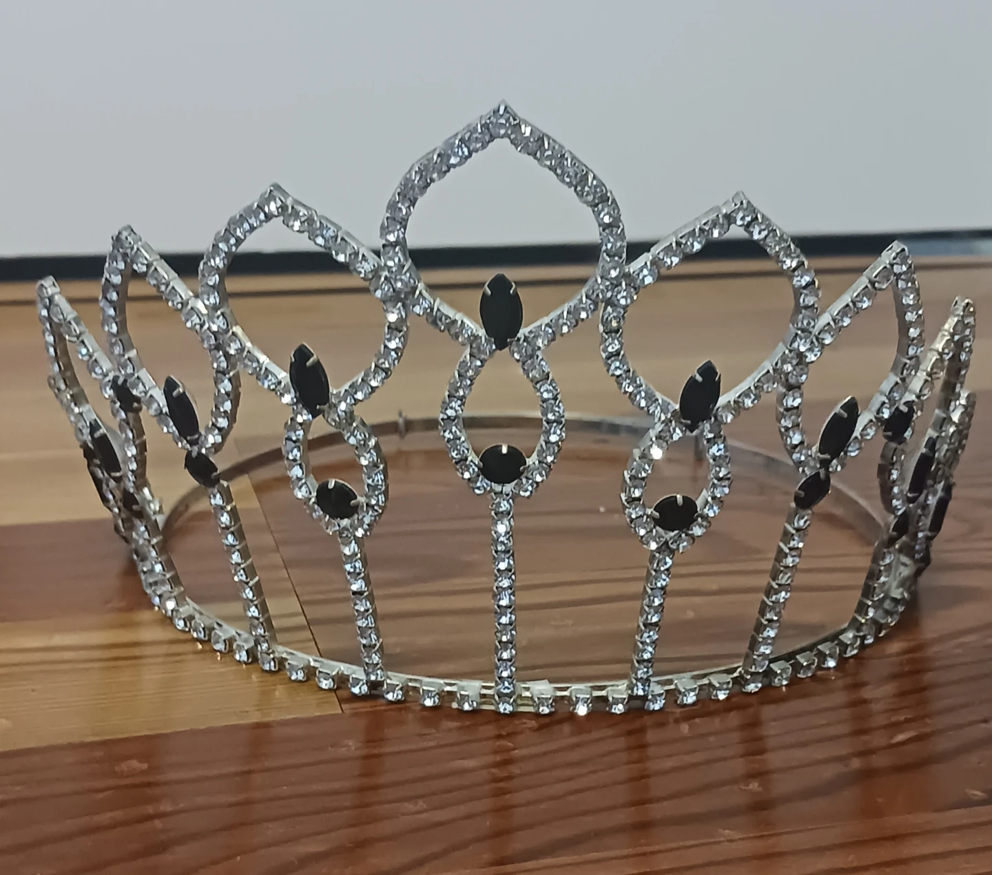 Silver Rhinestone Tiara