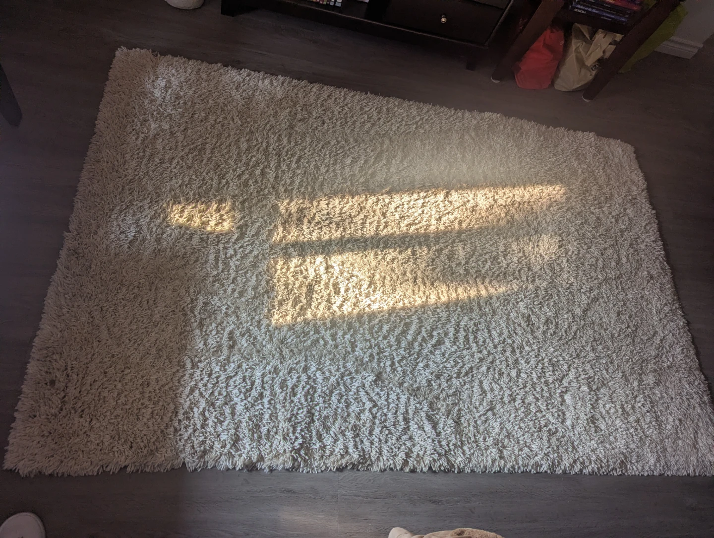 Cream Shaggy Rug - photo 2