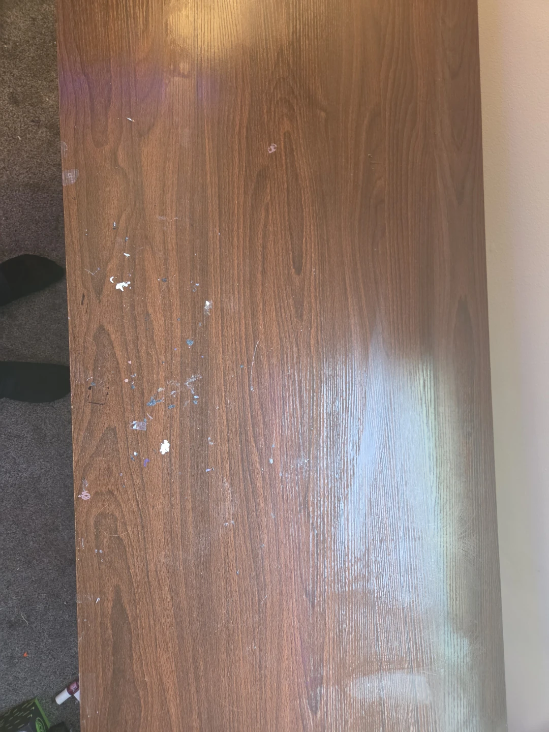Wood Desk with Shelving - photo 3