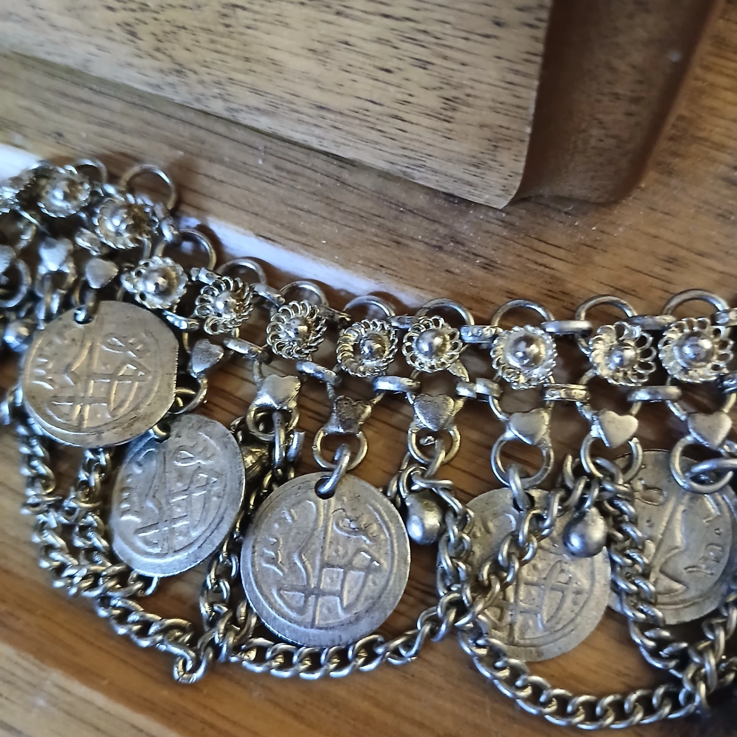 Authentic vintage Gypsy Coin Dangle Necklace - photo 2