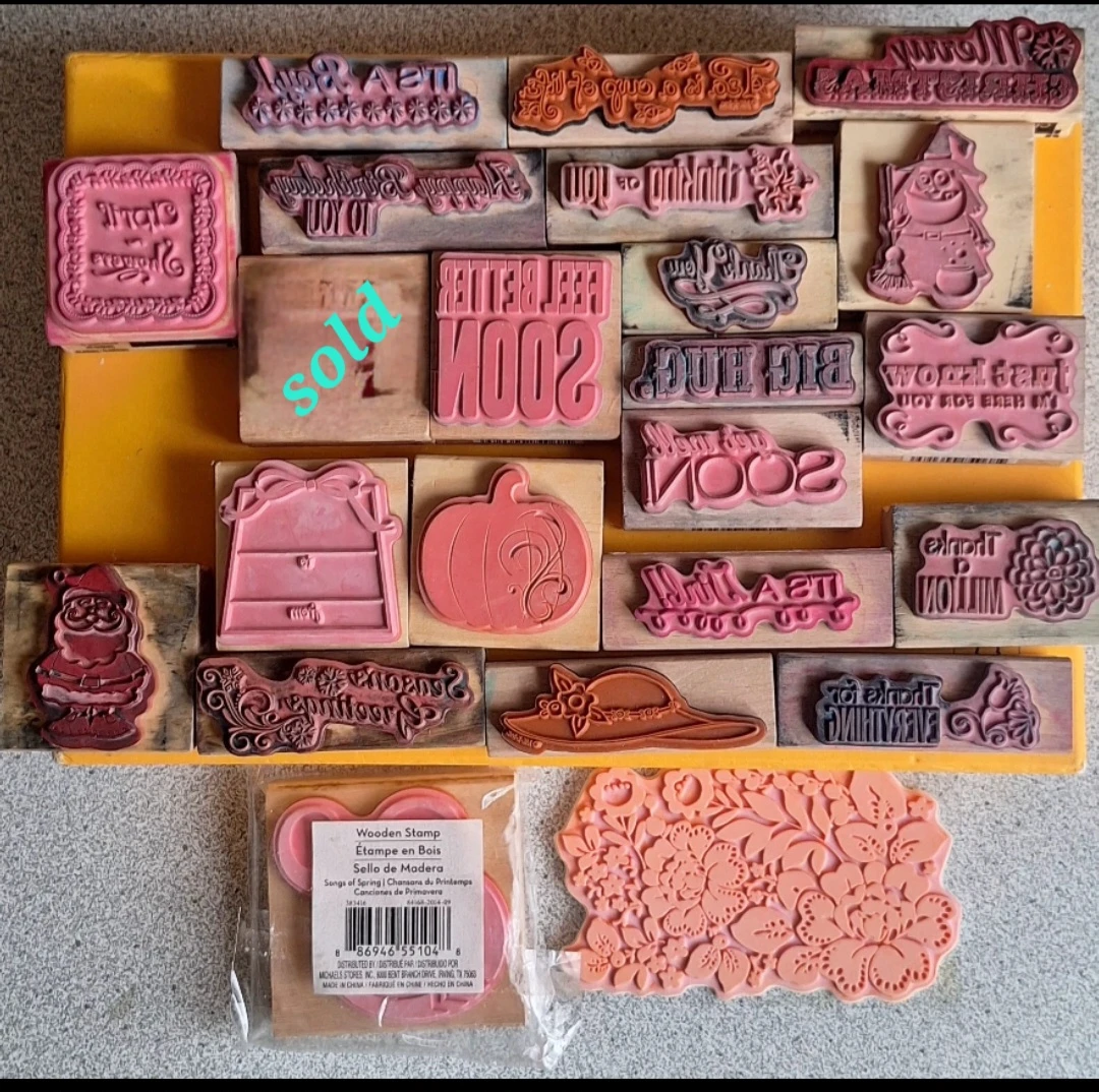 Variety of Craft Stamps - New & Used - photo 5