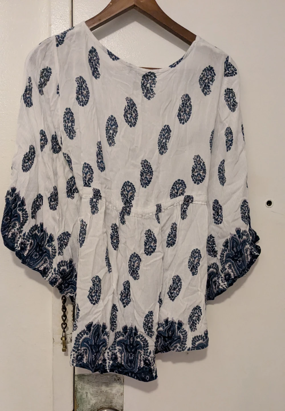 Angie Women's Paisley Print Blouse - photo 2