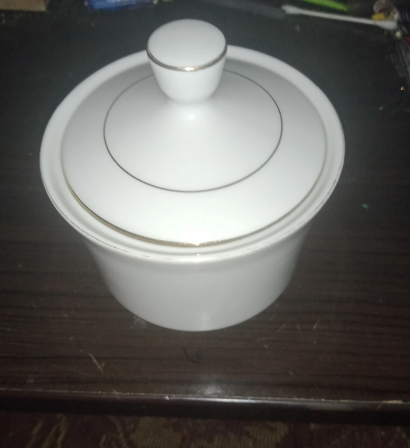 Tiffany Fine China Sugar Bowl