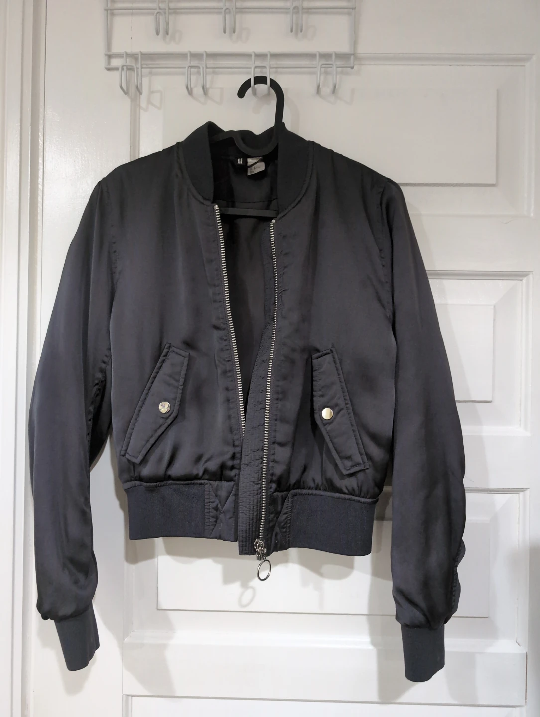 H&M Black Bomber Jacket