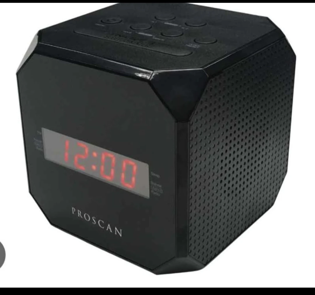Proscan Cube Alarm Clock Radio