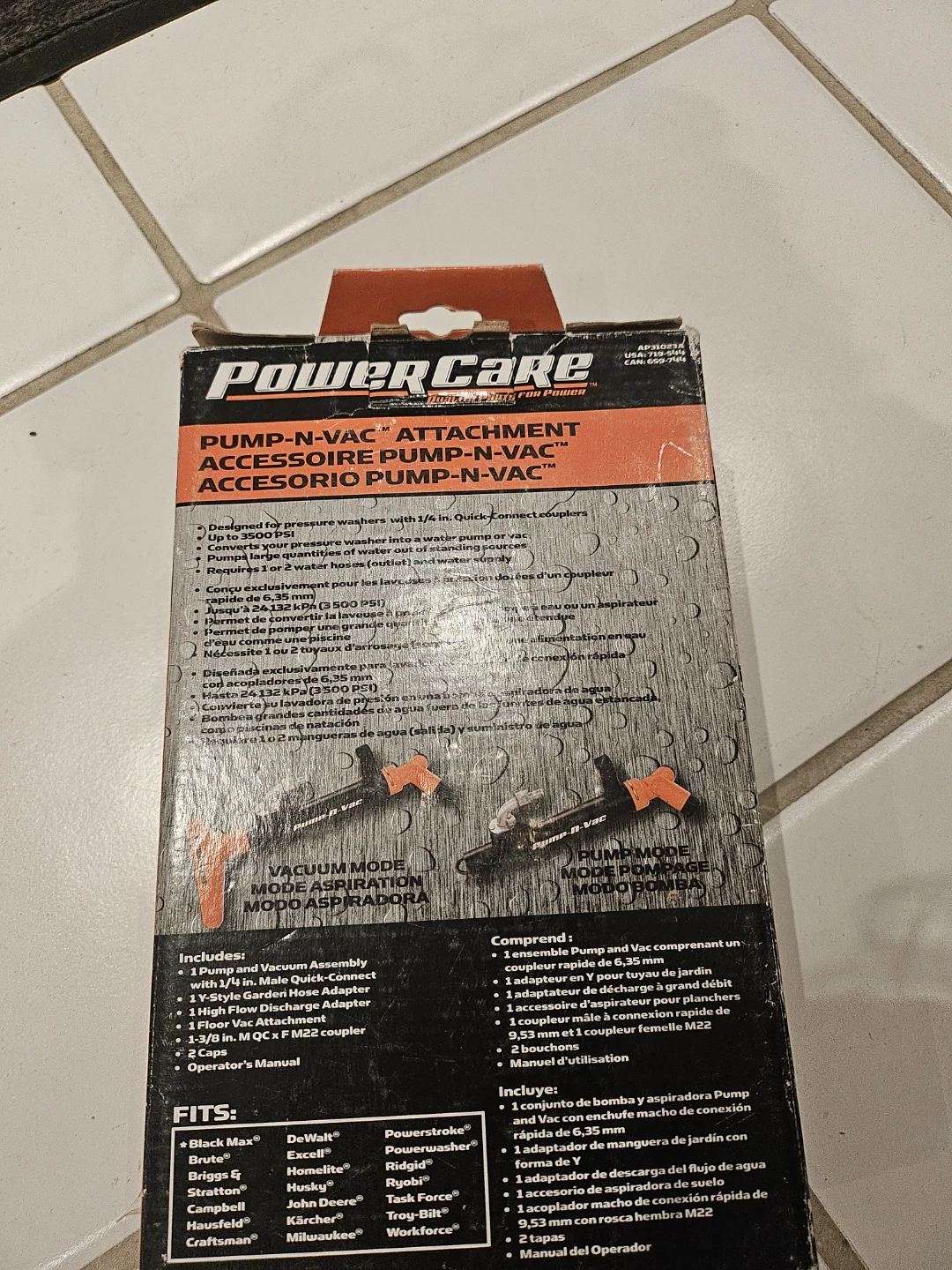 PowerCare Pump-N-Vac Attachment - photo 3