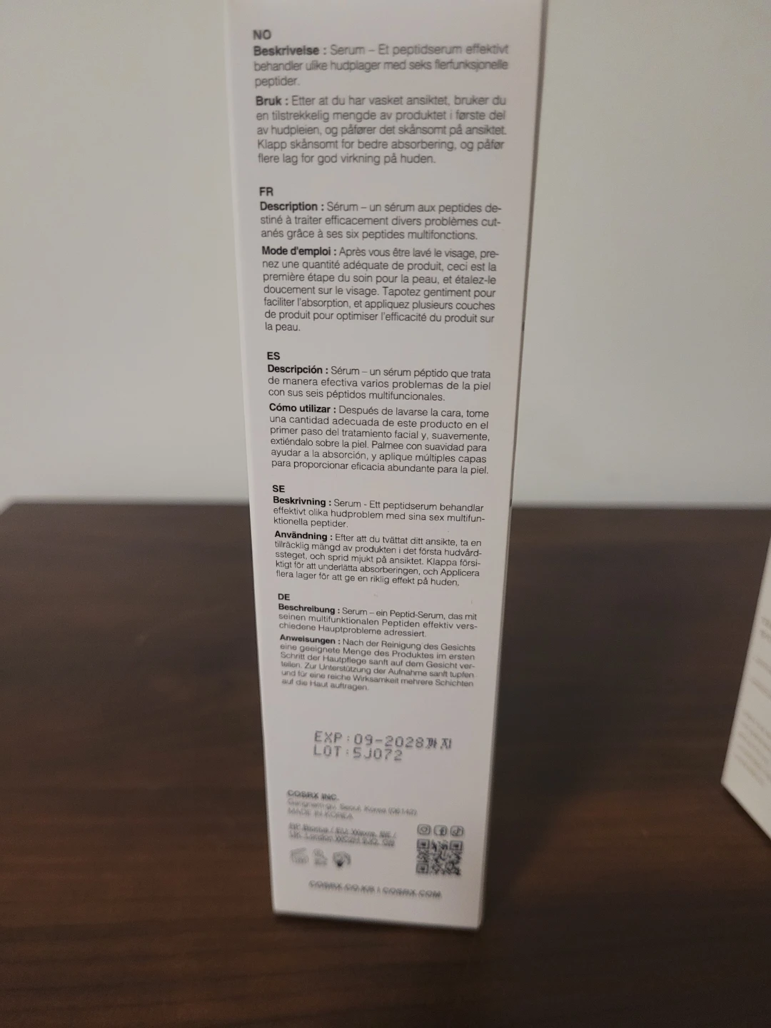 BNIB Cosrx The 6 Peptide Skin Booster - photo 3