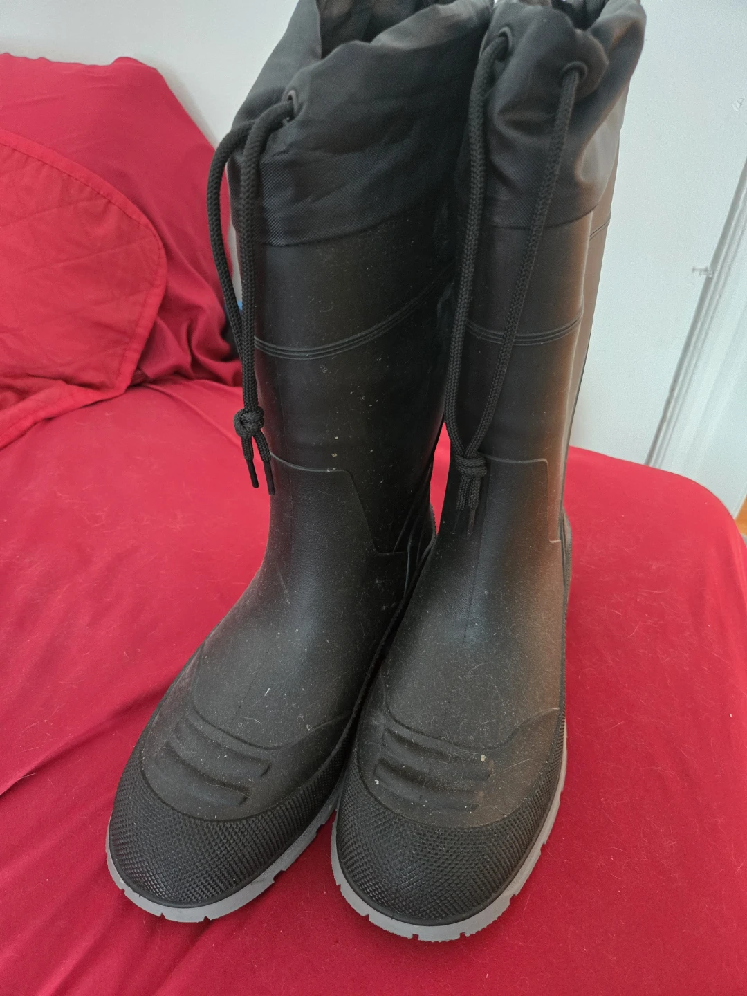 Men's Brand new rubber safety boots with liners - photo 2