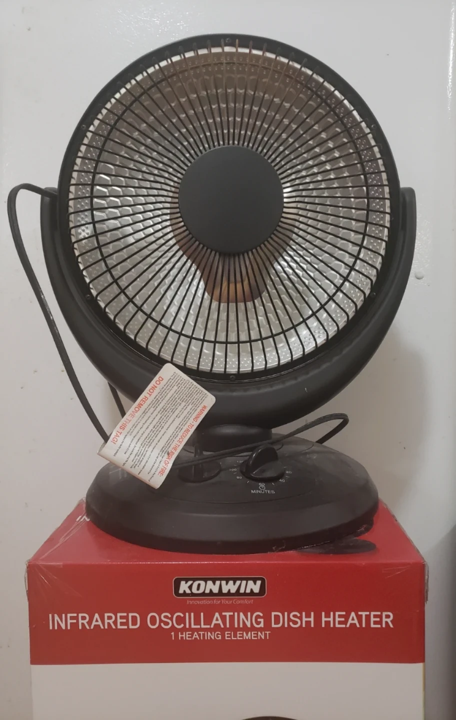 Konwin Infrared Oscillating Dish Heater