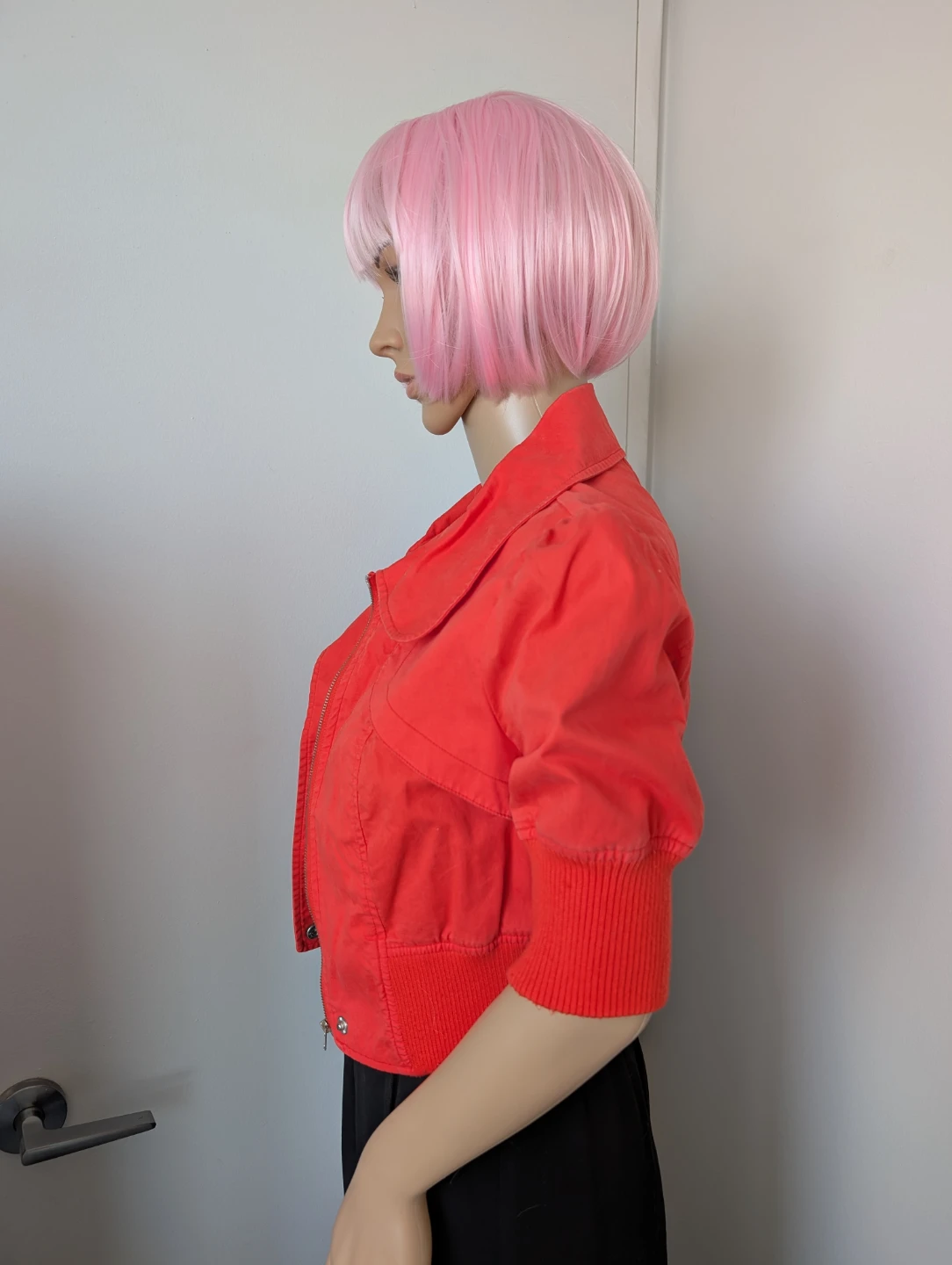Red Cropped Jacket - photo 3