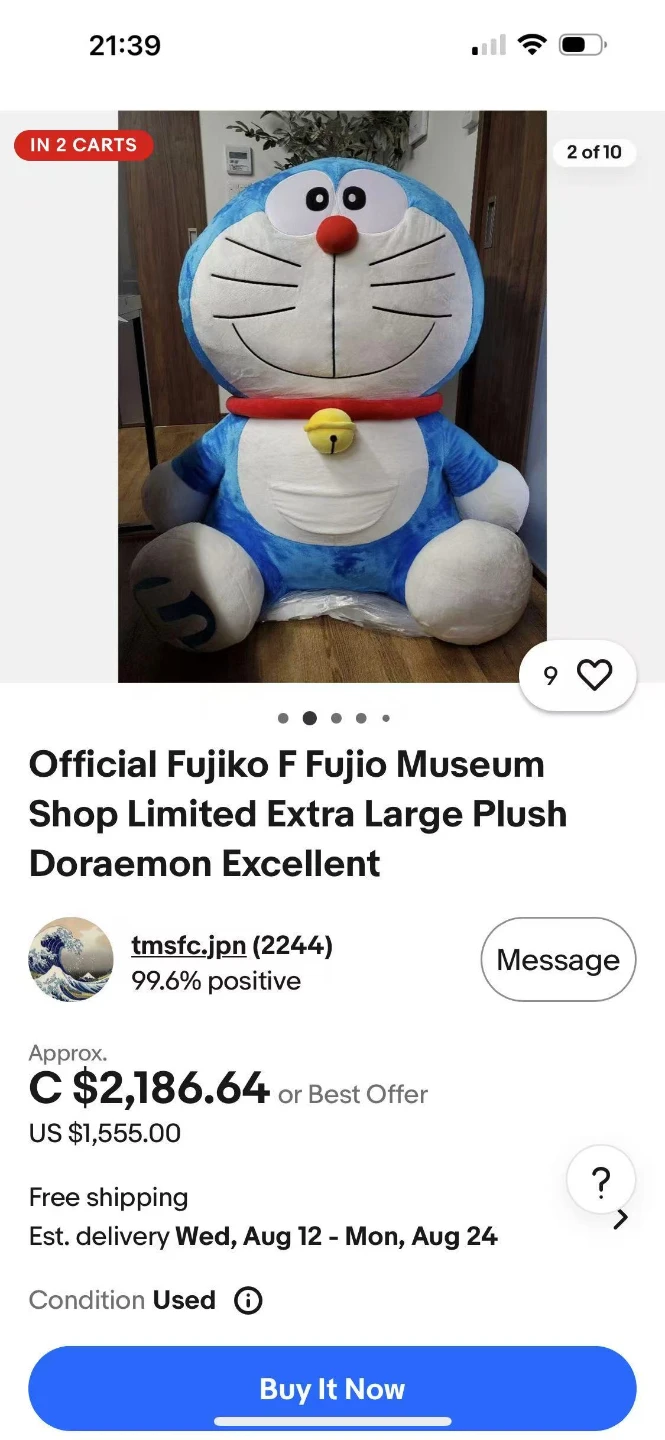 Extra Large Plush Doraemon - photo 2